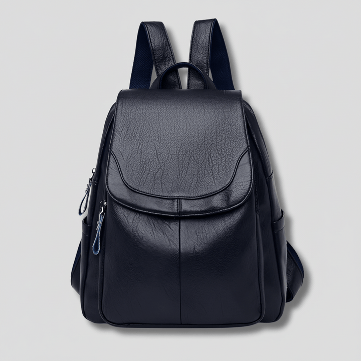 Elegante damesrugzak, grijs, stijlvol en praktisch; anti-diefstal functionaliteit voor dagelijks gebruik.