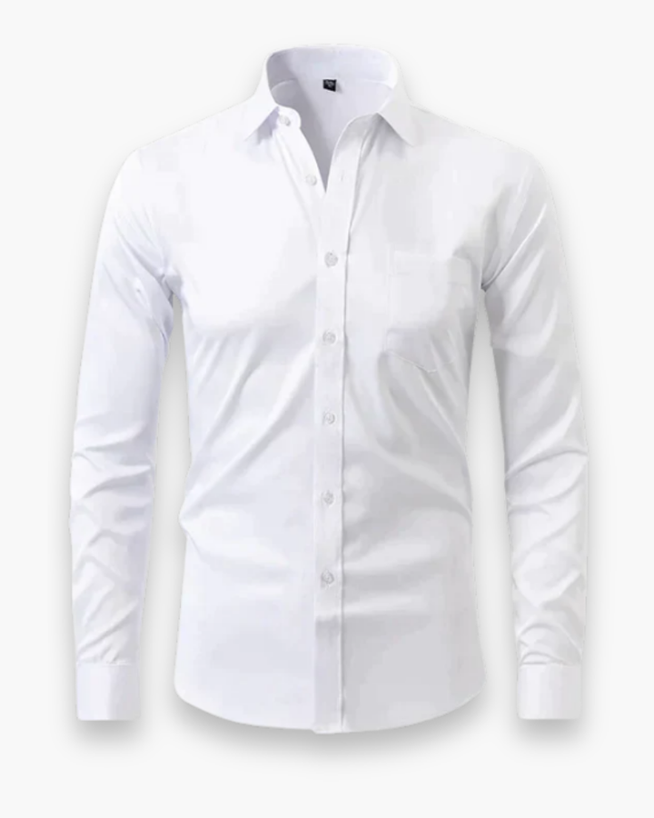 Klassiek elegant herenoverhemd, comfortabel en ademend. Perfect voor zakelijke of casual gelegenheden.