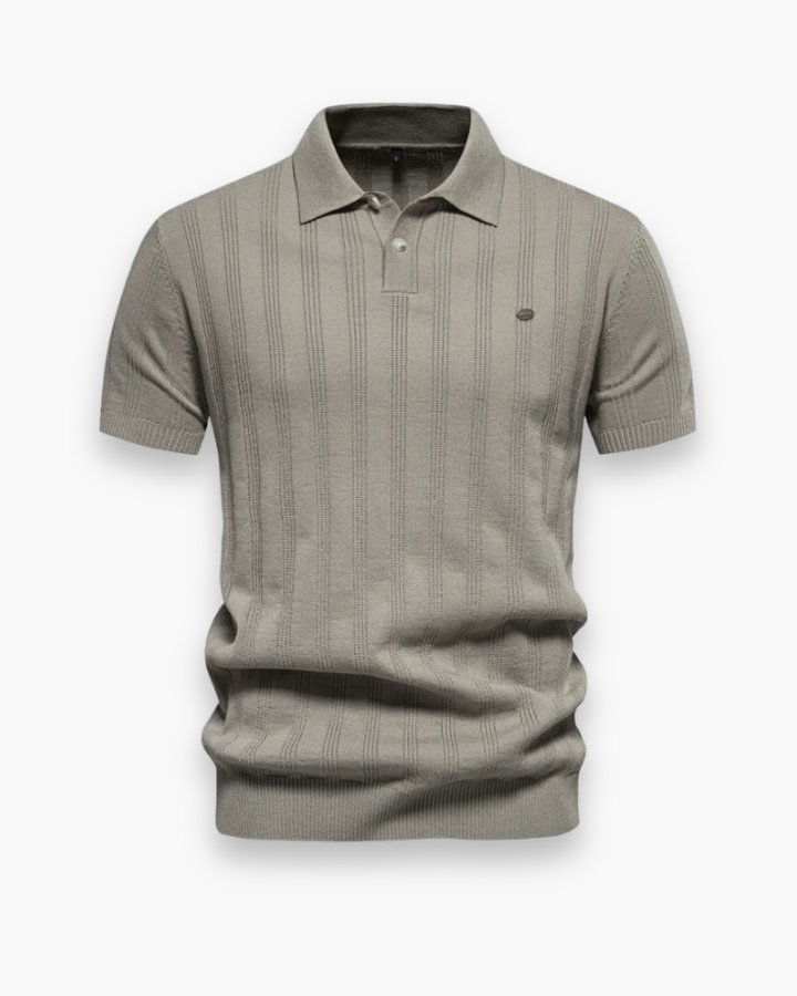 Ademend herenpolo van hoogwaardige stof, perfect voor een comfortabele en frisse look tijdens de zomer.