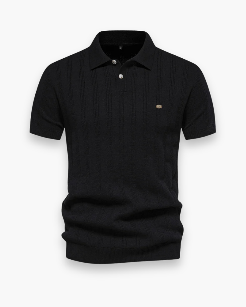 Klassiek heren poloshirt, veelzijdig en comfortabel, perfect voor een stijlvolle casual of semi-formele outfit.