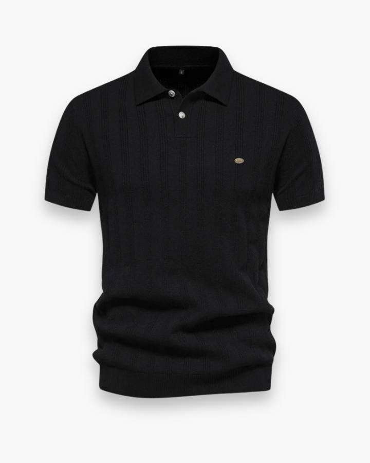 Klassiek heren poloshirt, veelzijdig en comfortabel, perfect voor een stijlvolle casual of semi-formele outfit.