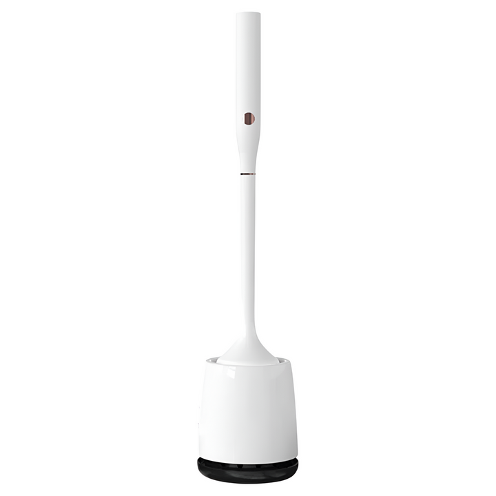 Roterende PureSpin elektrische toiletborstel met UV en dubbele kop voor diepe schoonmaak.