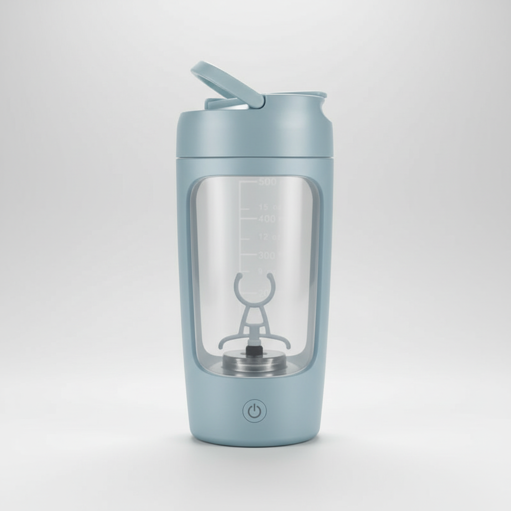 Handige USB-oplaadbare blender voor draadloos mixen van shakes en smoothies. Ideaal voor reizen.