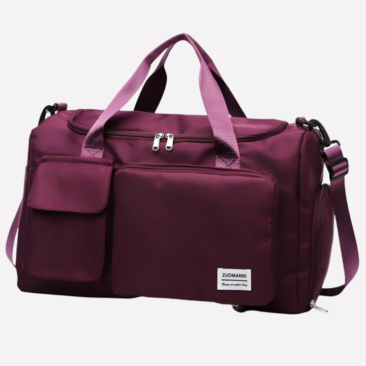 Functionele compacte reistas. Ideale weekendtas en sporttas van stevig oxfordstof voor je bagage.
