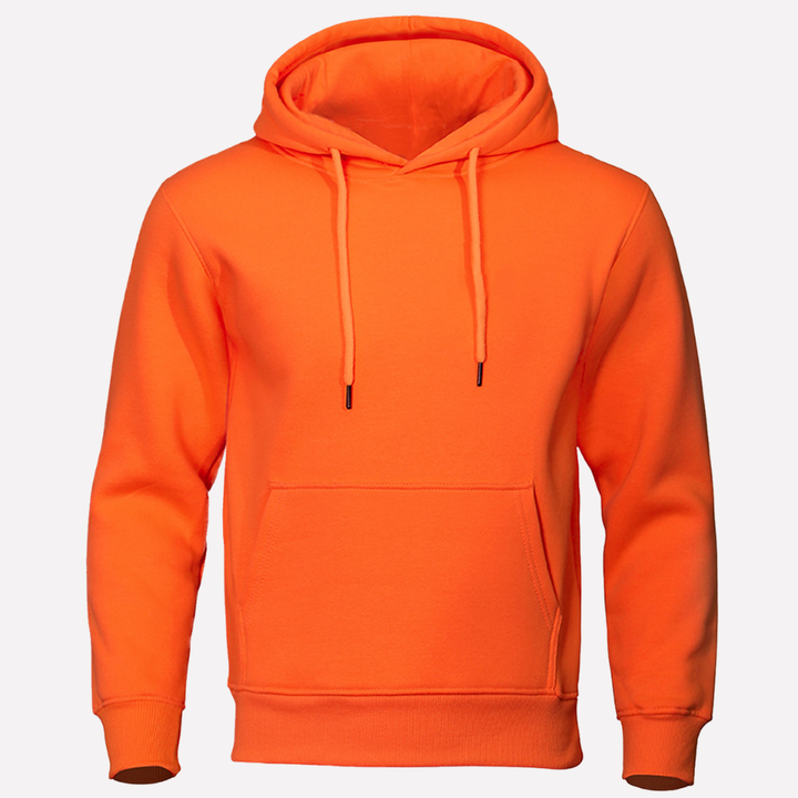 Dagelijkse heren capuchontrui met kangoeroezak, ultiem comfort en stijl.
