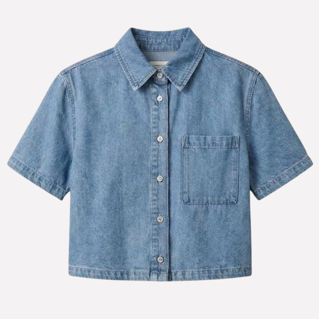 Tijdloos hemelsblauw heren overhemd, casual relaxte pasvorm, ideaal voor lente, zomer en herfst outfits.