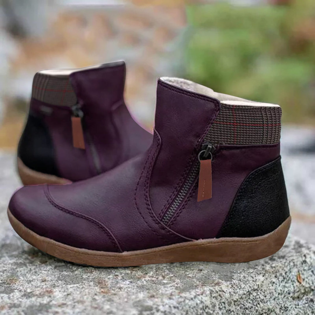 Robuuste dames winterlaarzen, waterdicht en antislip, voor optimaal comfort & grip tijdens dagelijks gebruik.
