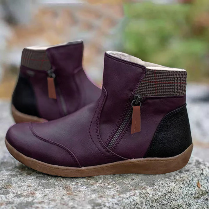 Robuuste dames winterlaarzen, waterdicht en antislip, voor optimaal comfort & grip tijdens dagelijks gebruik.