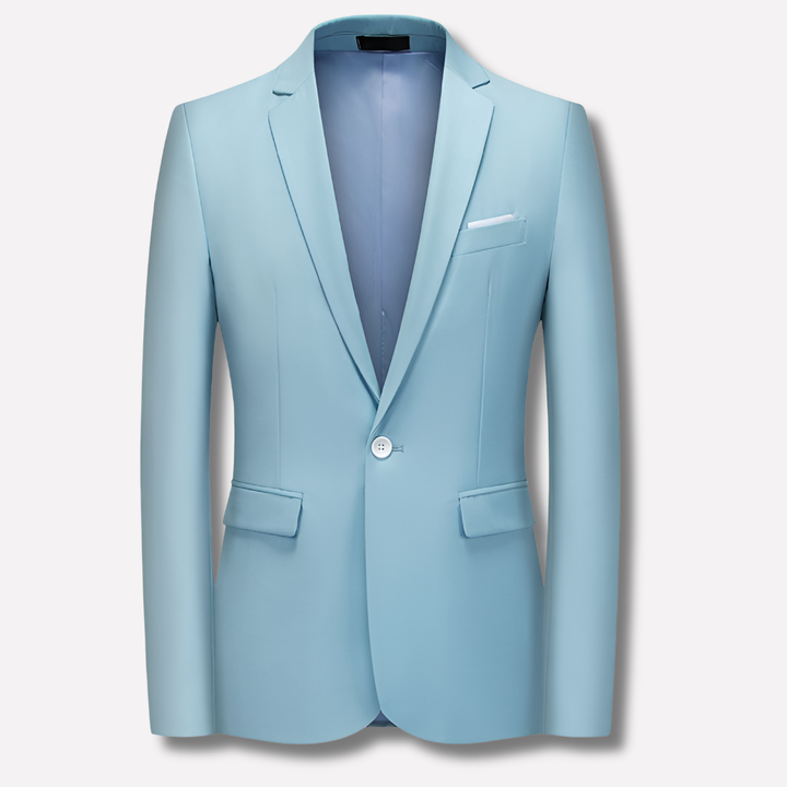 Verfijnd Hoymans slim fit colbert voor heren, een modieuze keuze die elegantie en comfort combineert.