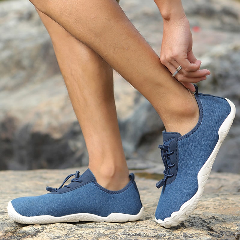 TerraStride unisex barefoot antislip schoenen; duurzaam, flexibel en ademend voor natuurlijke beweging.