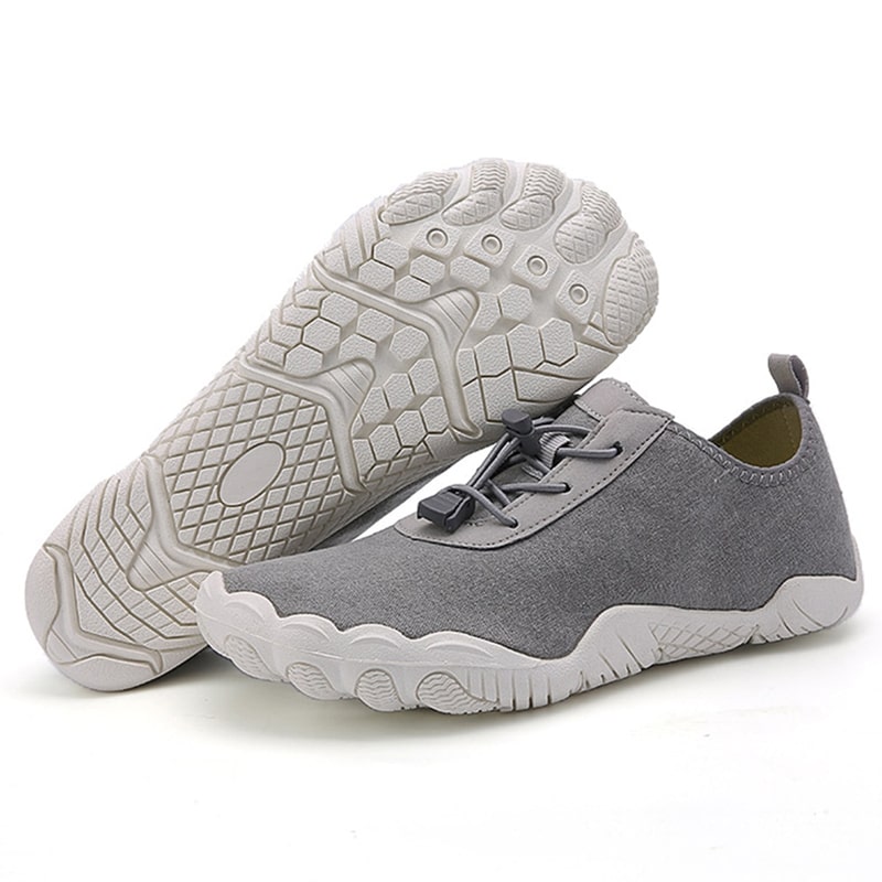 Ademende TerraStride barefoot wandelschoenen, ideaal voor outdoor avonturen met optimale grip.