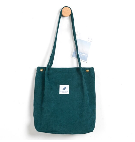 Stijlvolle corduroy schoudertas, casual dames tas ideaal voor multifunctioneel gebruik.