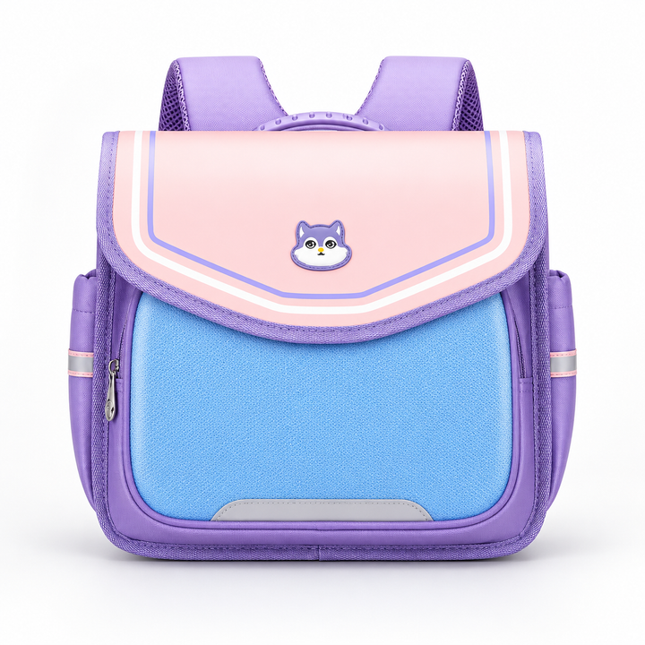 Comfortabele, lichtgewicht schooltas voor kleintjes, met vrolijk speels ontwerp en voldoende ruimte.