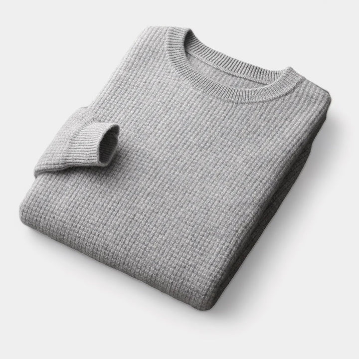 Stijlvolle Norbert herentrui, perfect voor een casual winteroutfit. Warme, zachte wollen trui voor mannen.