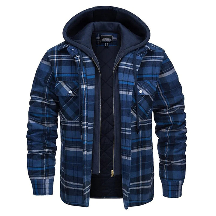 Geruite herenjas; veelzijdige en stijlvolle bovenkleding voor koude herfst- en winterdagen.