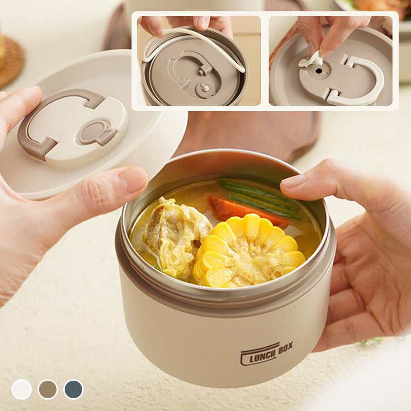 Isobox™: de duurzame roestvrijstalen lunchbox die je maaltijd urenlang warm of vers houdt.