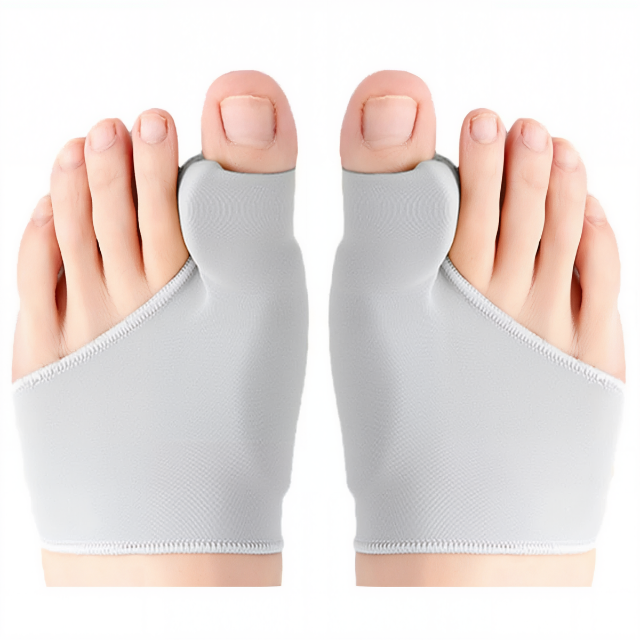 Ergonomische gelpad teenseparator. Bunion corrector voor effectieve pijnverlichting bij hallux valgus.