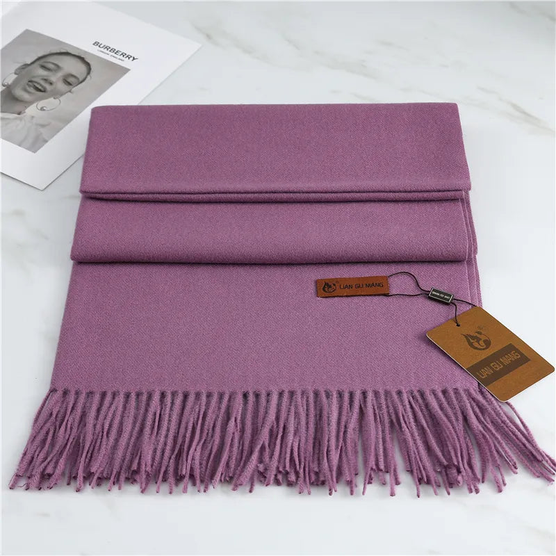 Modieuze kasjmier sjaal voor dames, perfect winter accessoire.