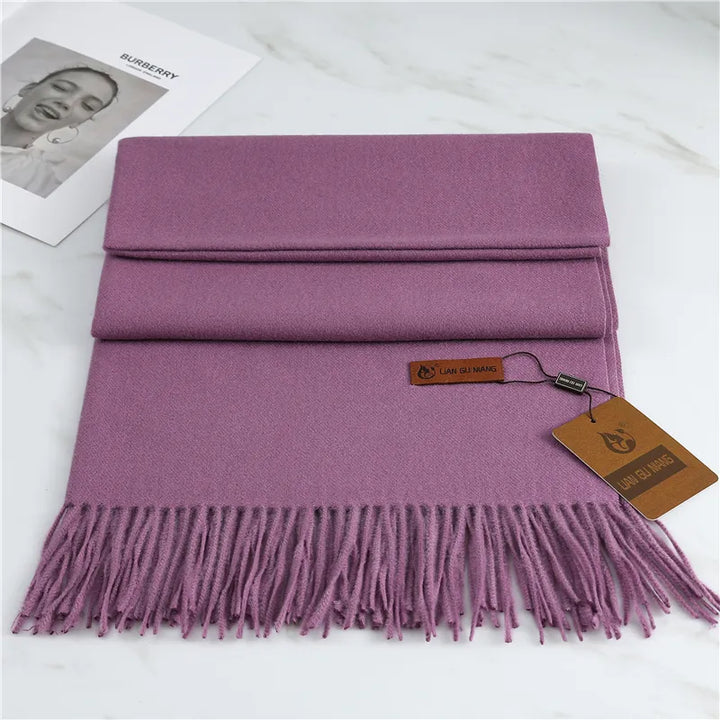 Modieuze kasjmier sjaal voor dames, perfect winter accessoire.