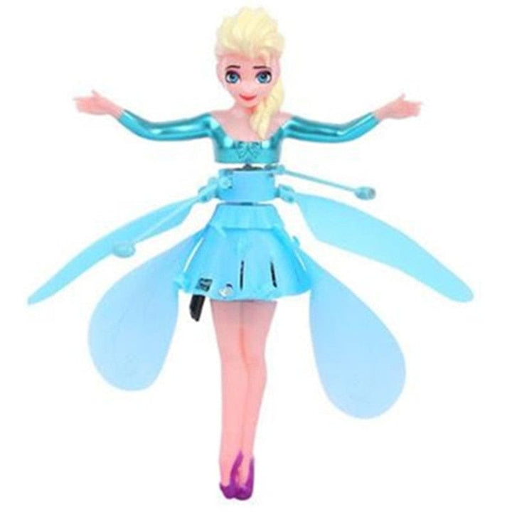 Betoverende vliegende feeënpop met ingebouwde sensor, interactief cadeau voor jonge kinderen.