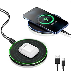 Universele 30W snelle draadloze oplaadpad. Qi lader voor iPhone, Samsung, Android.
