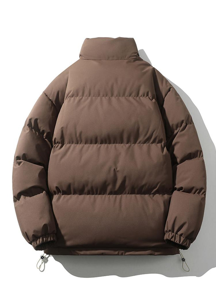 Casual winterjas voor mannen, korte pufferstijl, warm en trendy, nieuwe collectie.