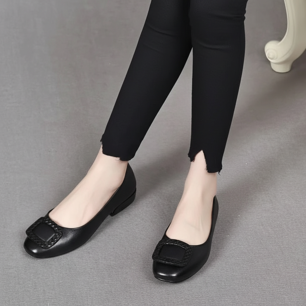 Elegante dames comfortschoen 'Josephine' met orthopedische voetboogondersteuning, kleine hak voor betere houding.