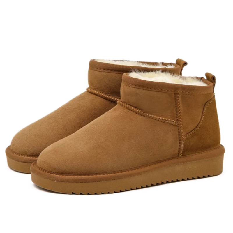 Dames winterlaarzen Mathilda met fleecevoering voor ultiem wintercomfort. Warme, halfhoge instaplaarzen.