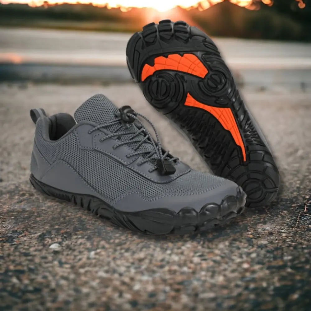 Unisex Sam barefoot wandelschoen; lichtgewicht, flexibel en comfortabel voor natuurlijke beweging buiten.