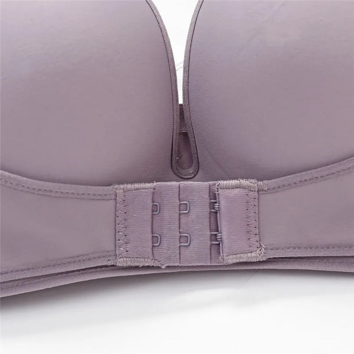 Praktische dames bh met voorsluiting en strapless design, ideaal voor jurken en tops.