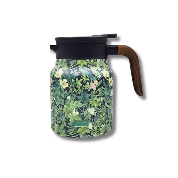 RVS theepot hotpot met geïntegreerde theezeef. Houdt dranken lang warm, ideaal voor theeliefhebbers.