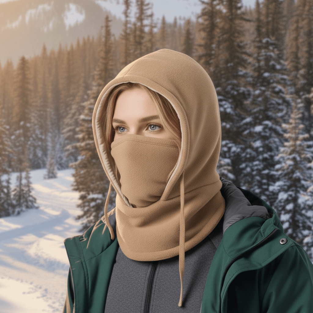 Veelzijdige unisex wintermuts voor buitensport, fietsen, skiën en wandelen, met optimale winddichte warmte.