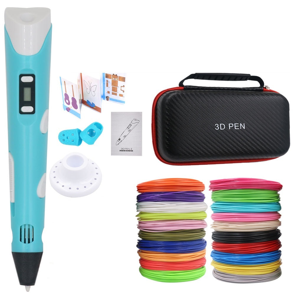 Kinder 3D-printpen met PLA filament, perfect voor creatieve DIY projecten en knutselplezier.