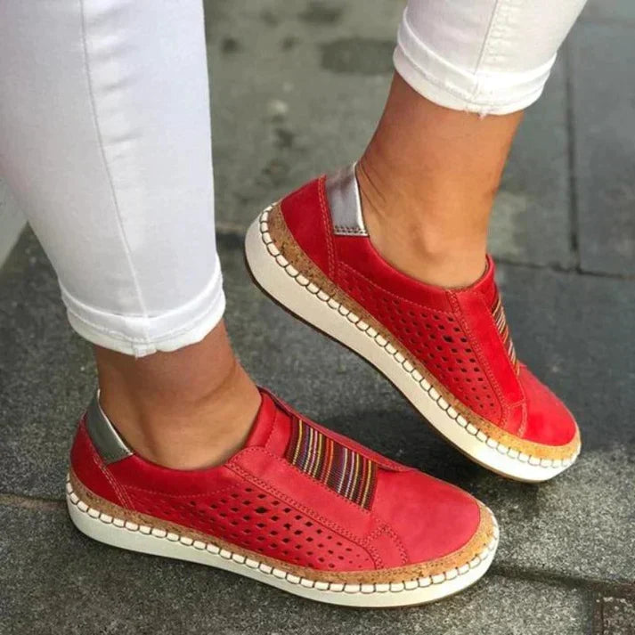 Dames comfort schoenen, orthopedisch voor voetwelzijn, ideaal als wandelschoenen met flexibele ondersteuning.