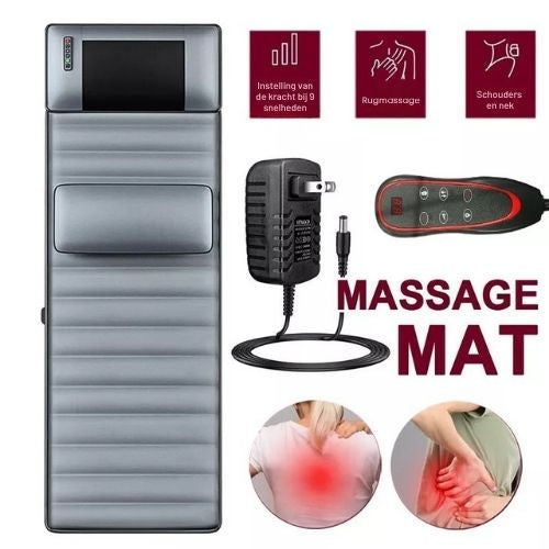 Geavanceerde shiatsu matraspad met warmte en vibratie, perfect voor therapeutische massage.