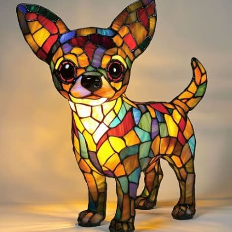 Kindvriendelijke LED nachtlamp met speelse hond, veilig en energiezuinig, perfect cadeau.