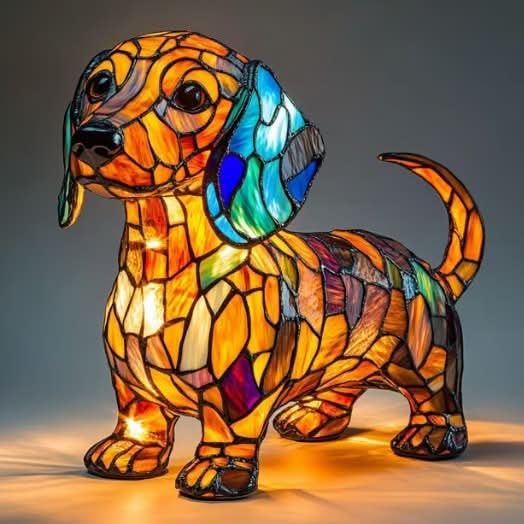 USB nachtlamp met Golden Retriever design, ideaal cadeau voor hondenliefhebbers, sfeervol.