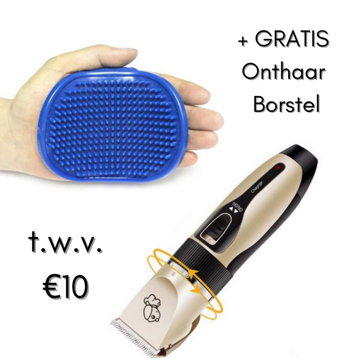 Oplaadbare hondentrimmer, stil en efficiënt voor thuis trimmen. Ideaal voor gevoelige huisdieren.