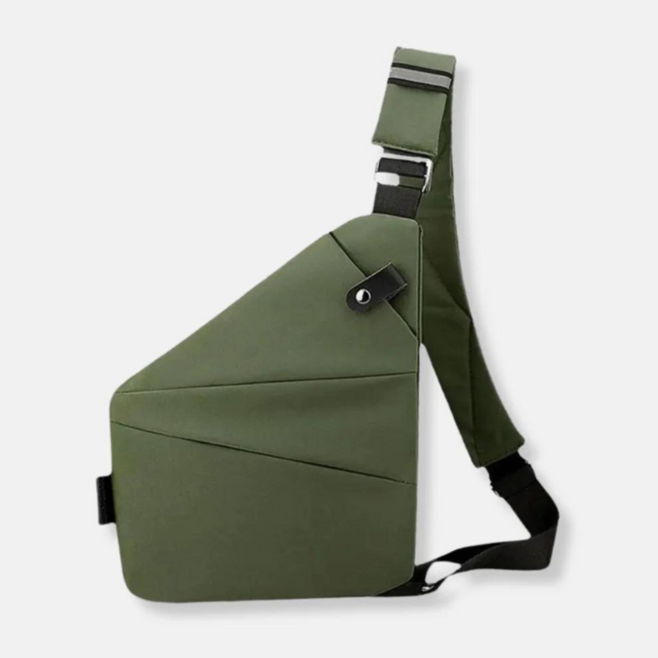 Unisex tas, comfortabel te dragen, met antidiefstal functies en veel opbergruimte.