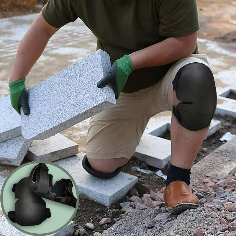 Ergonomische tuinkniebeschermers van zacht EVA foam, bieden ultiem comfort en gewrichtsondersteuning bij tuinieren.