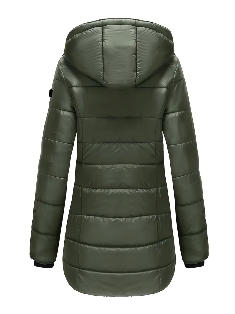 Warme en isolerende dames winterjas, waterdicht en halflang, voor een knus gevoel in de winter.