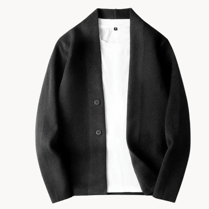 Veelzijdig unisex casual vest met open voorkant. Comfortabele lange mouwen, perfect voor de herfst en dagelijks gebruik.