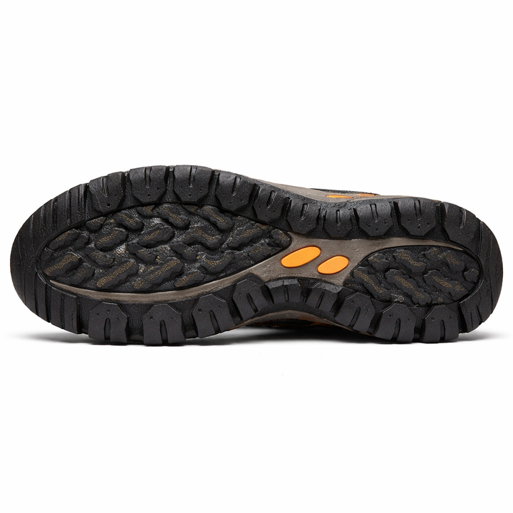 Stevige orthopedische herenschoenen met geavanceerde voetondersteuning, comfortabel en duurzaam.