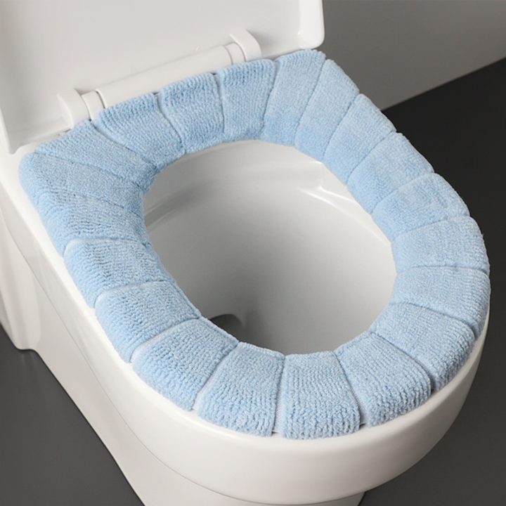 Zachte, machinewasbare toiletbrilhoes die warmte en optimale hygiëne biedt voor je wc.