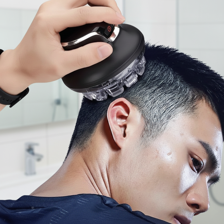 Draadloze precisie haartrimmer met USB-C en LED display, ideaal voor haar- en baardverzorging.