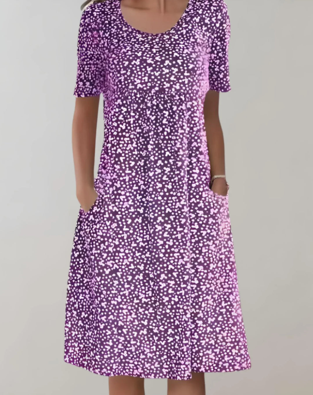 Mouwloze V-hals damesjurk, lichtgewicht en ademend, perfect voor een comfortabele, casual en elegante zomerlook.