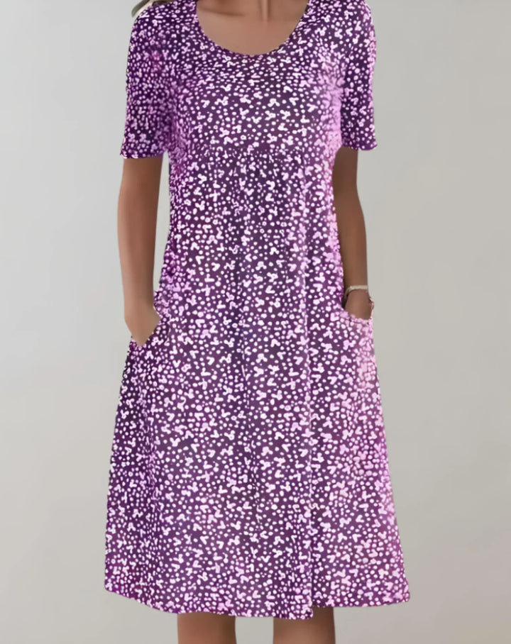 Mouwloze V-hals damesjurk, lichtgewicht en ademend, perfect voor een comfortabele, casual en elegante zomerlook.