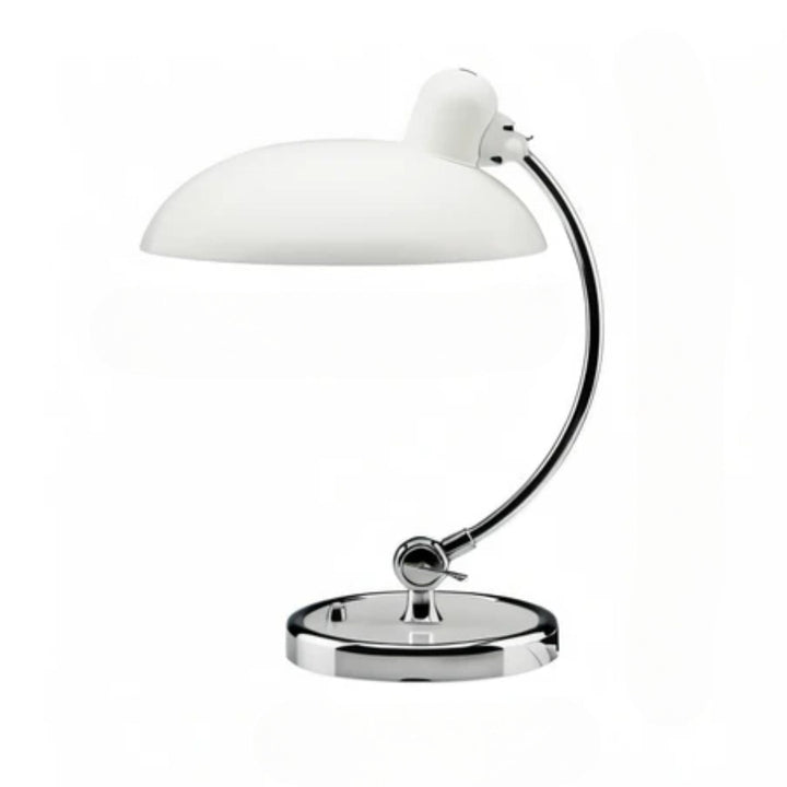 Vintage ijzeren bureaulamp, model Virella, verstelbaar voor bureau, kantoor en moderne woondecoratie.