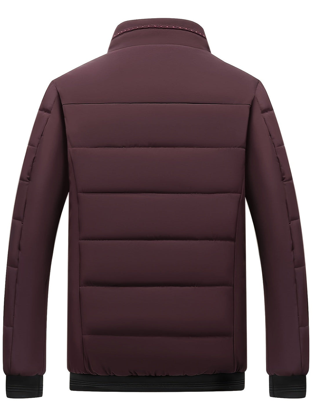 Casual heren jas Joseph met praktische rits en isolatie. Stijlvolle gewatteerde buitenkleding voor de winter.