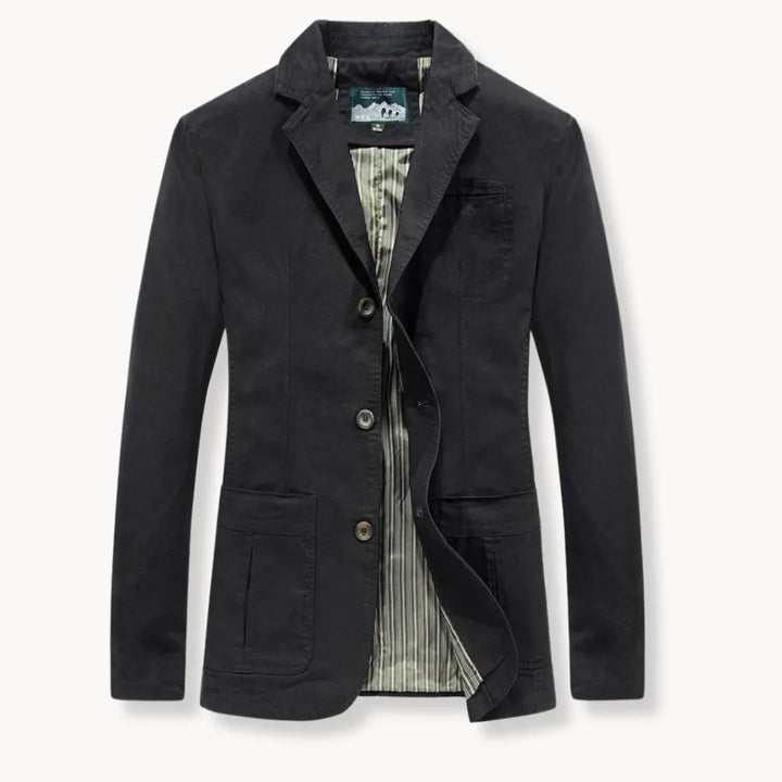 Getailleerde heren blazer voor een scherpe, moderne look. Ideale bovenkleding voor werk of speciale events.